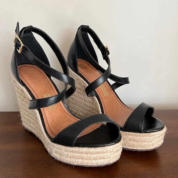 SANTA LOLLA New Espadrille Sandals Heels Size 8 - Picture 2 of 13